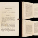 Memoirs of Marie Antoinette – Campan – 1823 | Fine Leather, 2 Vols