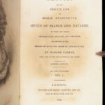 Memoirs of Marie Antoinette – Campan – 1823 | Fine Leather, 2 Vols