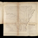 1854 1st ed ATLAS of Messages of President of US Franklin Pierce | MAPS Florida