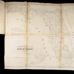1854 1st ed ATLAS of Messages of President of US Franklin Pierce | MAPS Florida