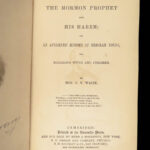1866 Mormon Prophet 1st ed Waite Brigham Young Polygamy Mormon LDS Joseph Smith