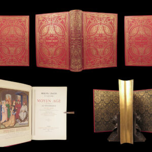 Mœurs, Usages et Costumes – Paul Lacroix – 1874 | Beautiful Gilt Binding & Chromolithographs