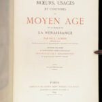 Mœurs, Usages et Costumes – Paul Lacroix – 1874 | Beautiful Gilt Binding & Chromolithographs