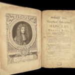 1698 Myographia Nova by John Browne | Muscles Casserio Anatomy Plates Medicine
