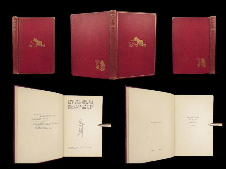 Image of 1927 Now We Are Six 1st edition | Winnie the Pooh by Milne | Shepard Illustrated