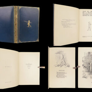 1927 RARE 1st Deluxe ed Winnie the Pooh Milne Now We Are Six Illustrated Poems