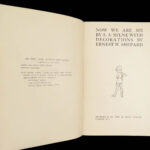 1927 RARE 1st Deluxe ed Winnie the Pooh Milne Now We Are Six Illustrated Poems