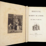 Oeuvres – Victor Hugo – 1841-1846 | 16 Volumes in Gilt Blue Morocco