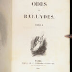 Oeuvres – Victor Hugo – 1841-1846 | 16 Volumes in Gilt Blue Morocco