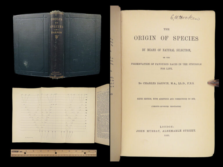 Image of The Origin of Species – Charles Darwin – 1889 | London Murray edition