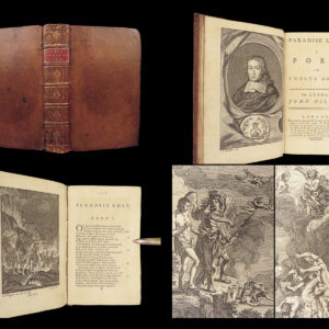 Paradise Lost – John Milton – 1770 | Early Illustrated Edition in Original Leather