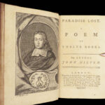 Paradise Lost – John Milton – 1770 | Early Illustrated Edition in Original Leather