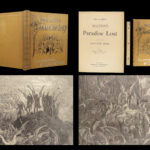 1890 John Milton Paradise Lost Gustave Dore Gallery Illustrated FOLIO Literature