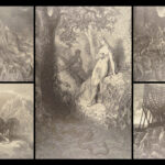 1890 John Milton Paradise Lost Gustave Dore Gallery Illustrated FOLIO Literature