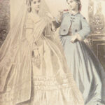 Peterson’s Magazine – 1864 | Hand-colored Fashion Plates, Leather Binding