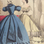 Peterson’s Magazine – 1864 | Hand-colored Fashion Plates, Leather Binding
