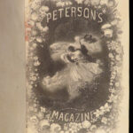 Peterson’s Magazine – 1864 | Hand-colored Fashion Plates, Leather Binding