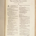 De Principibus Atestinis – Pignæ – 1585 | House of Este Chronicle in Latin