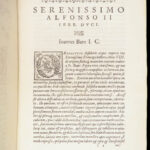 De Principibus Atestinis – Pignæ – 1585 | House of Este Chronicle in Latin