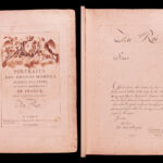 Portraits des Grands – Sergent-Marceau – 1786 | 136 Hand-Colored Plates, French Revolution