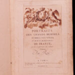 Portraits des Grands – Sergent-Marceau – 1786 | 136 Hand-Colored Plates, French Revolution