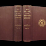 The Rise and Fall of the Confederate Government – Jefferson Davis – 1881 | First Edition, Two Volumes, Maps & Plates