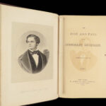 The Rise and Fall of the Confederate Government – Jefferson Davis – 1881 | First Edition, Two Volumes, Maps & Plates