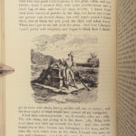The Life and Surprising Adventures of Robinson Crusoe – Daniel Defoe – 1890 | Major’s Edition, Leather Binding, Gilt Edges