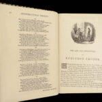 The Life and Surprising Adventures of Robinson Crusoe – Daniel Defoe – 1890 | Major’s Edition, Leather Binding, Gilt Edges