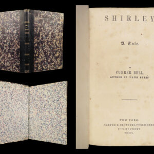 Shirley – Charlotte Brontë (Currer Bell) – 1850 | First Edition, First Printing (US)