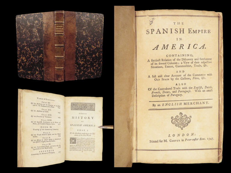 Image of The Spanish Empire in America – John Campbell – 1747 | First Edition, Colonial Trade and Conquest