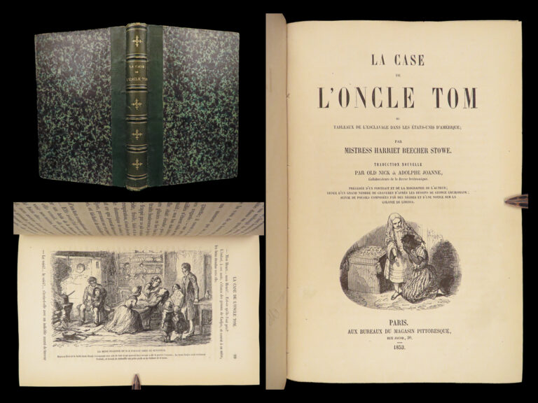 Image of La Case de L’Oncle Tom – Harriet Beecher Stowe – 1853 | French Illustrated Edition