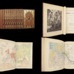 The Universal Geography – Élisée Reclus – 1880s | 10-Volume Set with Maps & Engravings