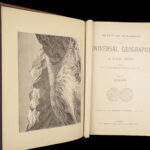 The Universal Geography – Élisée Reclus – 1880s | 10-Volume Set with Maps & Engravings