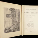 The Universal Geography – Élisée Reclus – 1880s | 10-Volume Set with Maps & Engravings