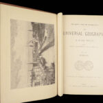 The Universal Geography – Élisée Reclus – 1880s | 10-Volume Set with Maps & Engravings