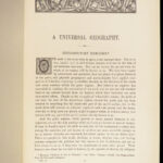 The Universal Geography – Élisée Reclus – 1880s | 10-Volume Set with Maps & Engravings