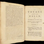 A Voyage Round the World – George Anson – 1748 | 3 Huge Folding Maps