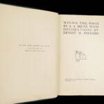 Winnie-the-Pooh – A.A. Milne – 1926 | First Edition, Original Cloth