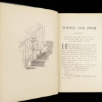 1926 Winnie the Pooh TRUE 1st ed AA Milne Children’s Literature | Rare Blue Binding