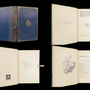 1926 Winnie the Pooh TRUE 1st ed AA Milne Children’s Literature | Rare Blue Binding