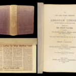 The Life and Public Services of Abraham Lincoln – Henry Raymond – 1865 | First Edition
