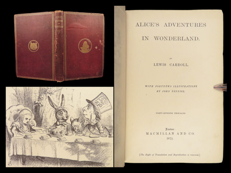 Image of Alice’s Adventures in Wonderland – Lewis Carroll – 1875 | Tenniel Illustrated, 47th Thousand