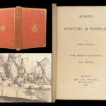 Alice’s Adventures in Wonderland – Lewis Carroll – 1869 | First American Edition, Original Binding