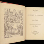 Alice’s Adventures in Wonderland – Lewis Carroll – 1869 | First American Edition, Original Binding