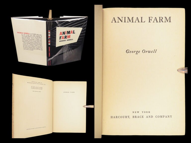 Image of Animal Farm – George Orwell – 1946 | First American Edition, Harcourt Brace