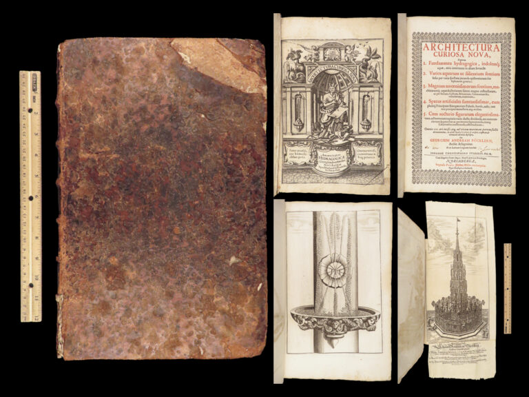 Image of Architectura Curiosa Nova – Böckler – 1664 | First Edition, Castles & Gardens