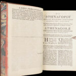 Legatio pro Christianis – Athenagoras – 1706 | Greek Apologetics, Oxford