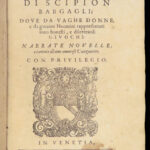 I Trattenimenti – Scipione Bargagli – 1587, First edition | Siege of Siena Storytelling