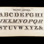 Becker’s Ornamental Penmanship – George J. Becker – 1854 | 33 Engraved Plates
